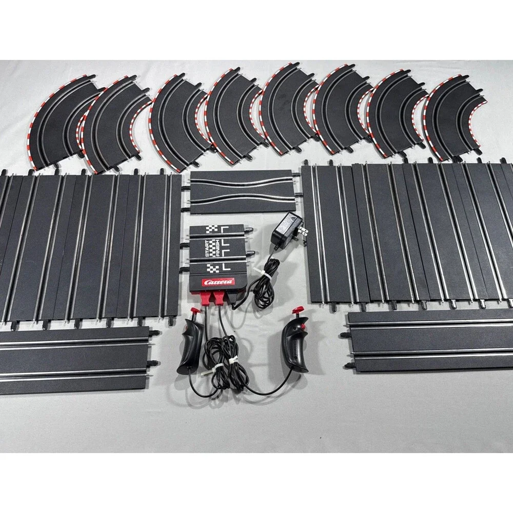 Carrera Go Racing Arena 1:43 Track Lot Of 21 Track + More Pre Owned
